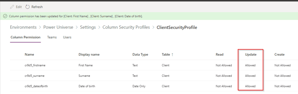 Overview of column-level security in Dataverse | Power Platform Universe